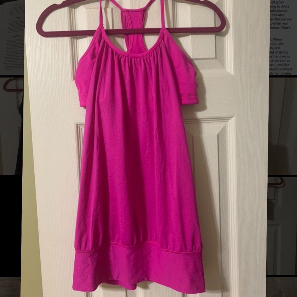 Pink lululemon tank!
